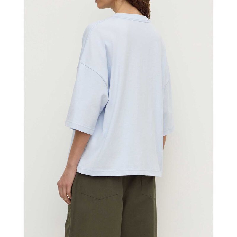 Assembly Label Max Cotton Oversized Tee Powder Blue image number 1